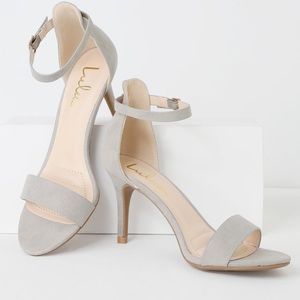 NWOT Lulus ankle strap heels